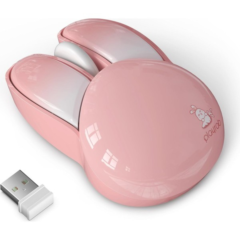 Playrab Mofii Wireless Mouse Renkli Tavşan Tasarım Kablosuz Sessiz Bilgisayar Notebook Laptop Için Fare USB Nano Receiver Mouse Tak Çalıştır 9.2cm ... Klavye - Mouse Fiyatı
