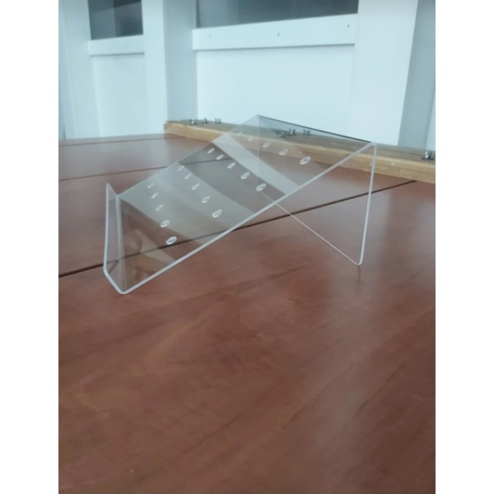 Pleksi Marketi Laptop Tutucu & Laptop Sehpası - 33x25xh10 - Şeffaf Sehpa Fiyatı