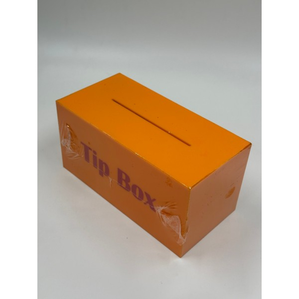 Pleksi Marketi Turuncu Pleksi Tip Box Bahşiş Kutusu Eşya Saklama Kutusu Fiyatı