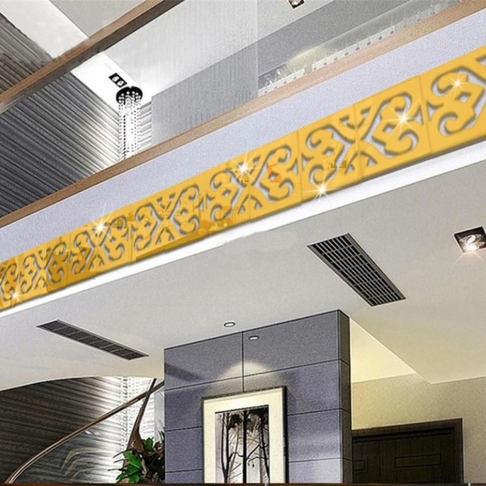 Pleksi Süs 20 ADET Gold Motif Desenli Duvar Tavan Süsü Ayna Fiyatı