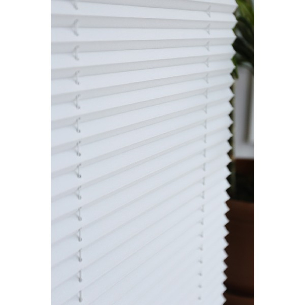 Plise Dekor Beyaz Plise Perde Cam Balkon Perdesi (Vidalı Sistem) - 70 x 100 cm Stor Perde Fiyatı