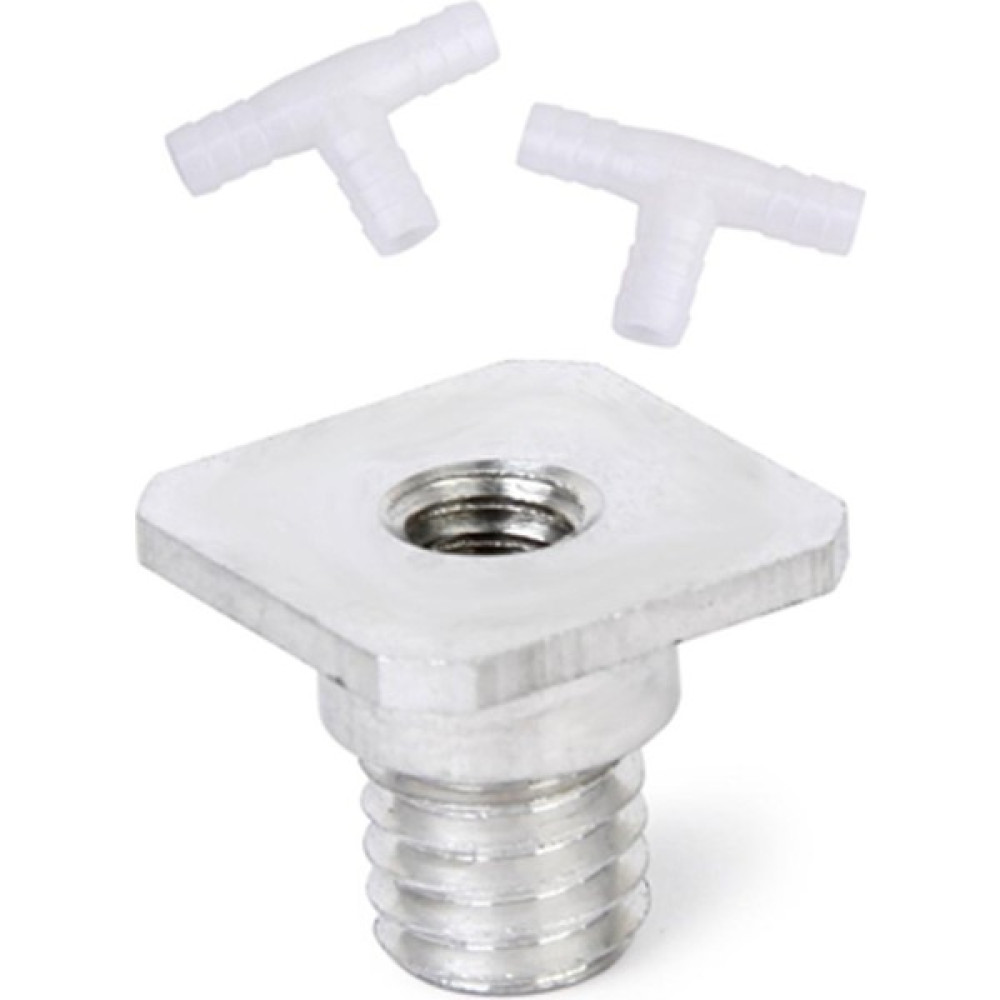 Plmxsi Adet 12MM Eşit Tee Konnektör Dikenli Boru Bağlantı Parçası ve 1 Adet 1/4 Inç 3/8 Inç Dişi Erkek Dönüştürücü Vida Adaptörü (Yurt Dışından) Oto Boyaları Fiyatı