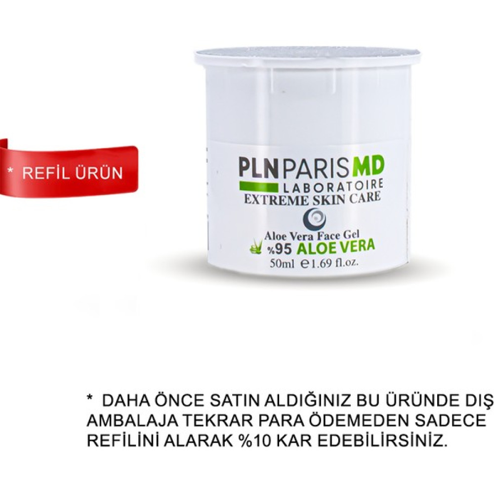 Pln Paris Md Aloe Vera İçerikli Yatıştırıcı ve Nemlendirici Bakım Jeli (Refil Ambalaj) / Aloe Vera Face Gel 50ml Oto Boyaları Fiyatı