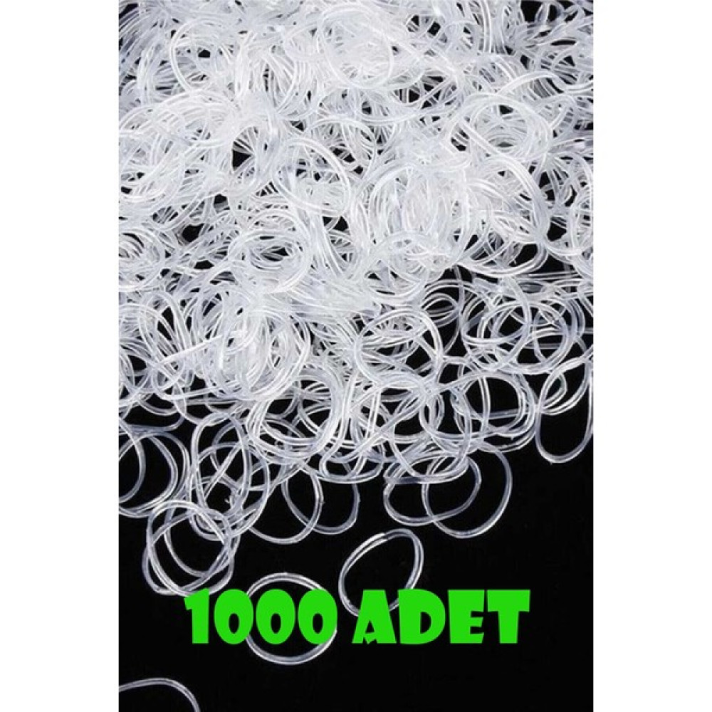 Plndesign 1000 Adet Şeffaf Saç Örgü Lastiği Toka, Taç & Saç Bandı Fiyatı