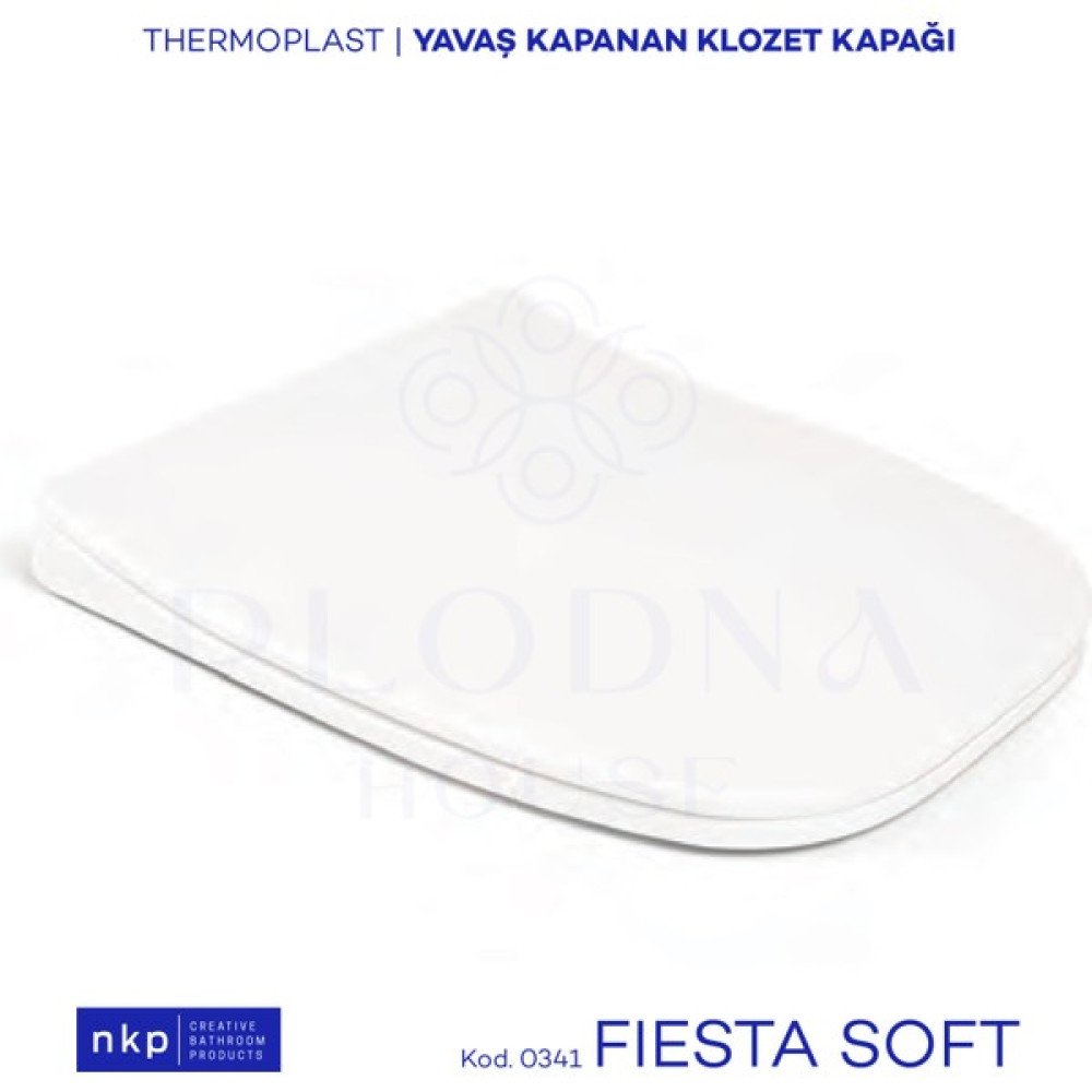 Plodna House Fiesta Soft Yavaş Kapanır Klozet Kapağı - fiestasoft - Beyaz Klozet Kapağı Fiyatı