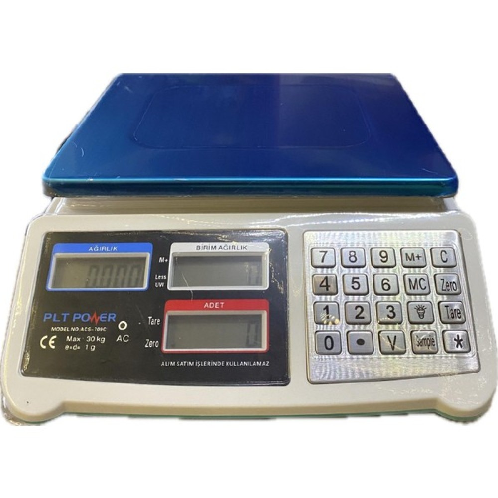 Plt Power 30 kg 1 gr Hassas Sayım ve Tartım Terazisi Adet Sayıcılı Tartı Ölçüm Aletleri / Cihazları Fiyatı