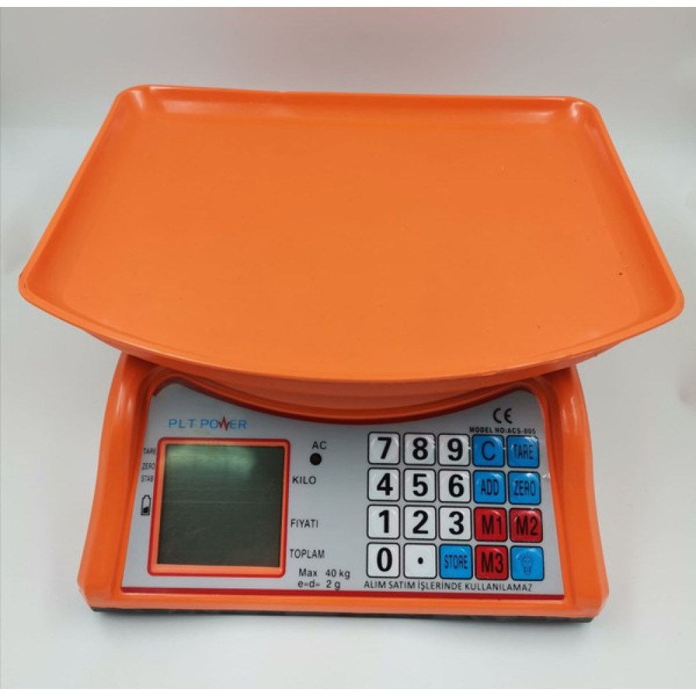 Plt Power Şarjlı Dijital Çift Taraflı Terazi 40 kg Ölçüm Aletleri / Cihazları Fiyatı