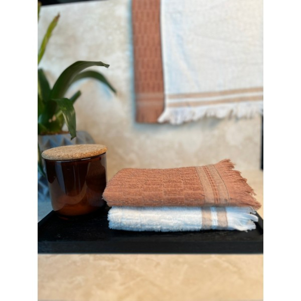 Plume Home Plumehome Banyo,misafir,mutfak,çeyizlik,hediyelik El Yüz Havlu Seti - 30X50 - 2li Set - 30 x 50 cm - Turuncu El / Yüz Havlusu Fiyatı