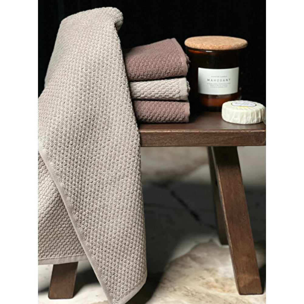 PlumeHome Banyo&Misafir&Mutfak&Çeyizlik Hediye El Havlu Seti- 30x50 - 4lü Set - Ekru - Kahverengi - 30 x 50 cm El / Yüz Havlusu Fiyatı