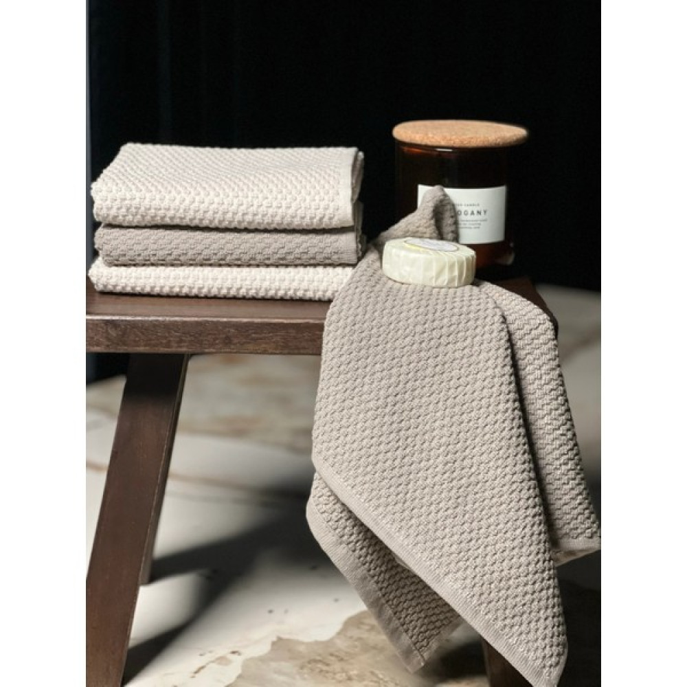 PlumeHome Banyo&Misafir&Mutfak&Çeyizlik Hediye El Havlu Seti - 30x50 - 4lü Set - Ekru - Taş - 30 x 50 cm El / Yüz Havlusu Fiyatı