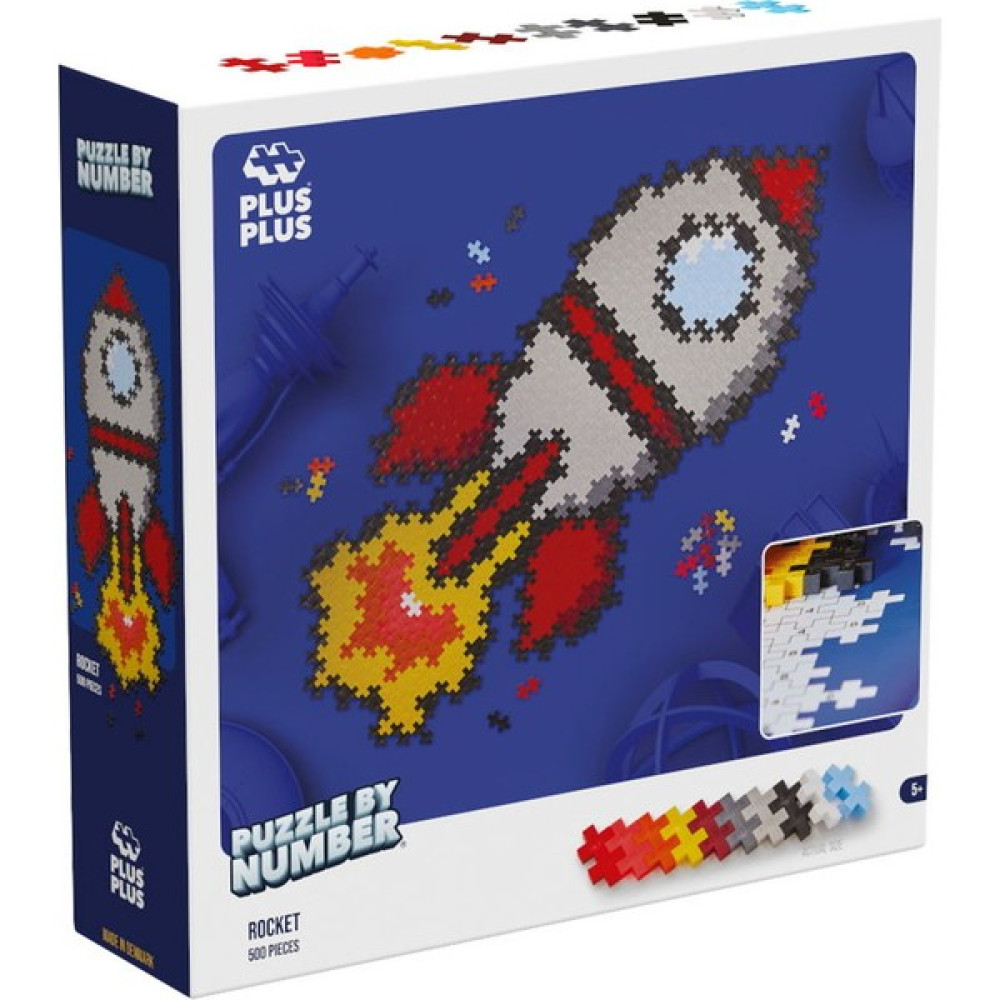 Plus Plus Plus-Plus Puzzle By Number Rocket 500PCS Eğitici Oyuncak Fiyatı