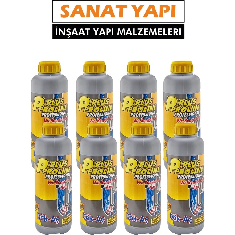 Plus Proline Dök Aç Lavabo Açıcı 2000 gr 8 Adet - 16 kg Diğer Fiyatı