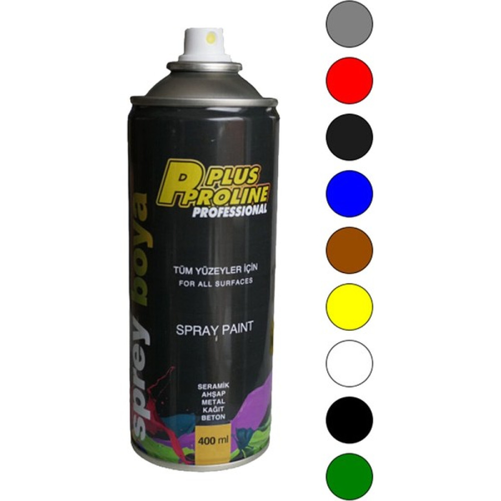 Plus Proline Tüm Yüzeyler Için Sprey Boya 400 ml - Kırmızı Oto Boyaları Fiyatı