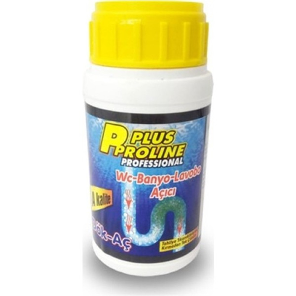 Plus Proline Wc Banyo Gider Lavabo Açıcı Dök Aç 500 gr /250 ml Kostik - Mat Beyaz Klozet Fiyatı