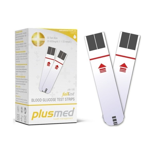 PLUSMED PM-100 Fast Test Şeker Test Stribi 50 Test Diğer Fiyatı