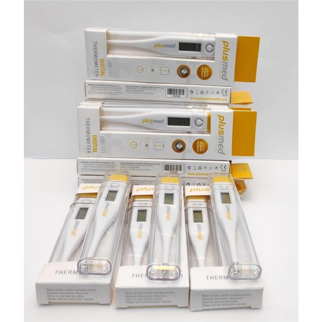 PLUSMED Pm 101 Dijital Koltuk Altı Beden Derecesi (Thermometer) 10 Adet (Kutuda 10 Adet) Pm 101 Koltuk Fiyatı