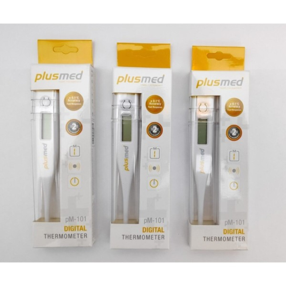 Plusmed Pm 101 Dijital Koltuk Altı Beden Derecesi (Thermometer) 3 Adet (Kutuda 3 Adet) Plusmed Pm - Beyaz Ateş Ölçer Fiyatı