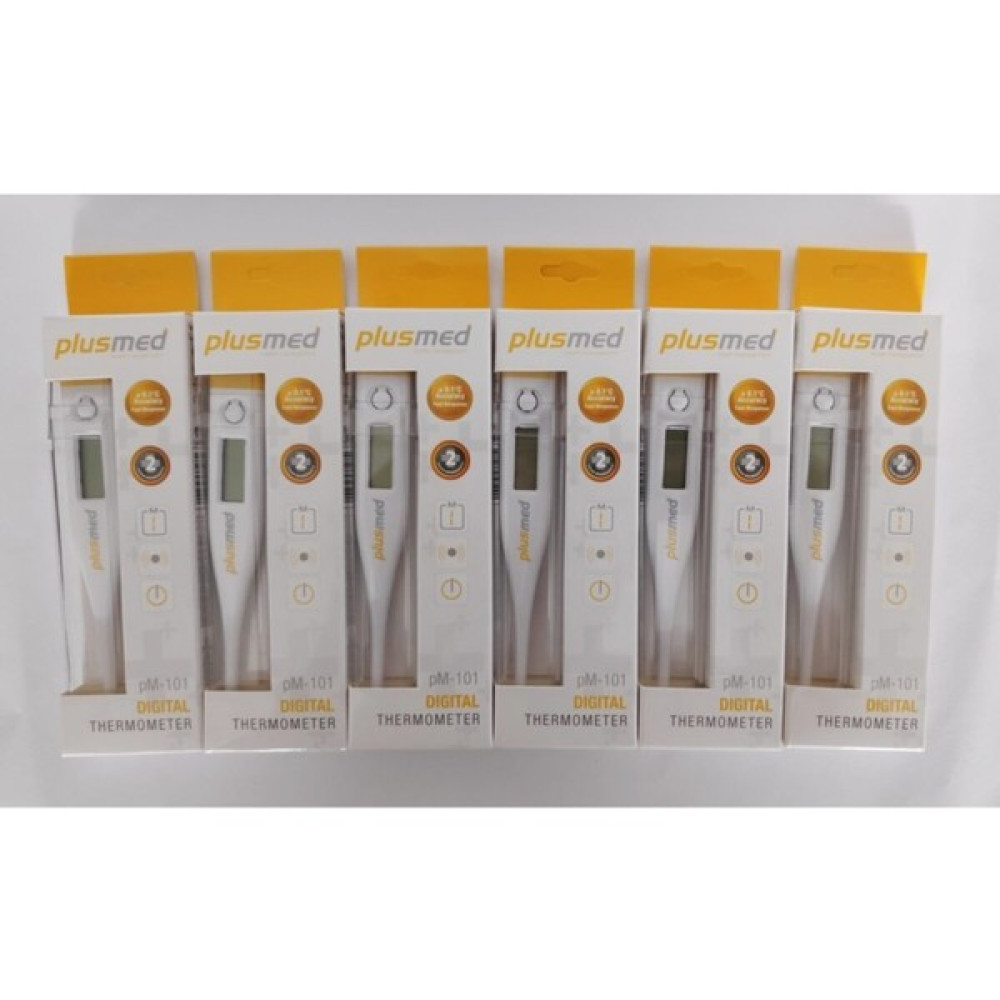 Plusmed Pm 101 Dijital Koltuk Altı Beden Derecesi (Thermometer) 6 Adet (Kutuda 6 Adet) Pm 101 Beden - Beyaz Ateş Ölçer Fiyatı