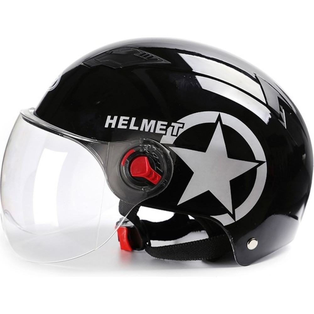 PLZ Shop Motosiklet Kaskı Şeffaf Kısa Lens Piyano Siyahı 18.5 x 18 x 18 cm. (Yurt Dışından) - Standart - Siyah Motorsiklet Kaskları Fiyatı