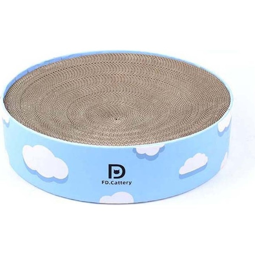 PLZ Shop Yuvarlak Oluklu Kedi Çizicisi Pençe Bileme Oyuncak Yatağı, Renk: Bulut 41X41X10CM - Renkli - 430*430*120 Evcil Hayvan Ürünleri Fiyatı