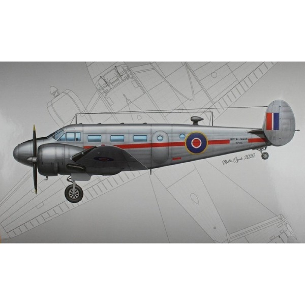 Pm Model Beechcraft C-45 Royal Navy Pm Model Eğitim Uçağı Demonte Plastik Maketi - Renkli Maket Fiyatı