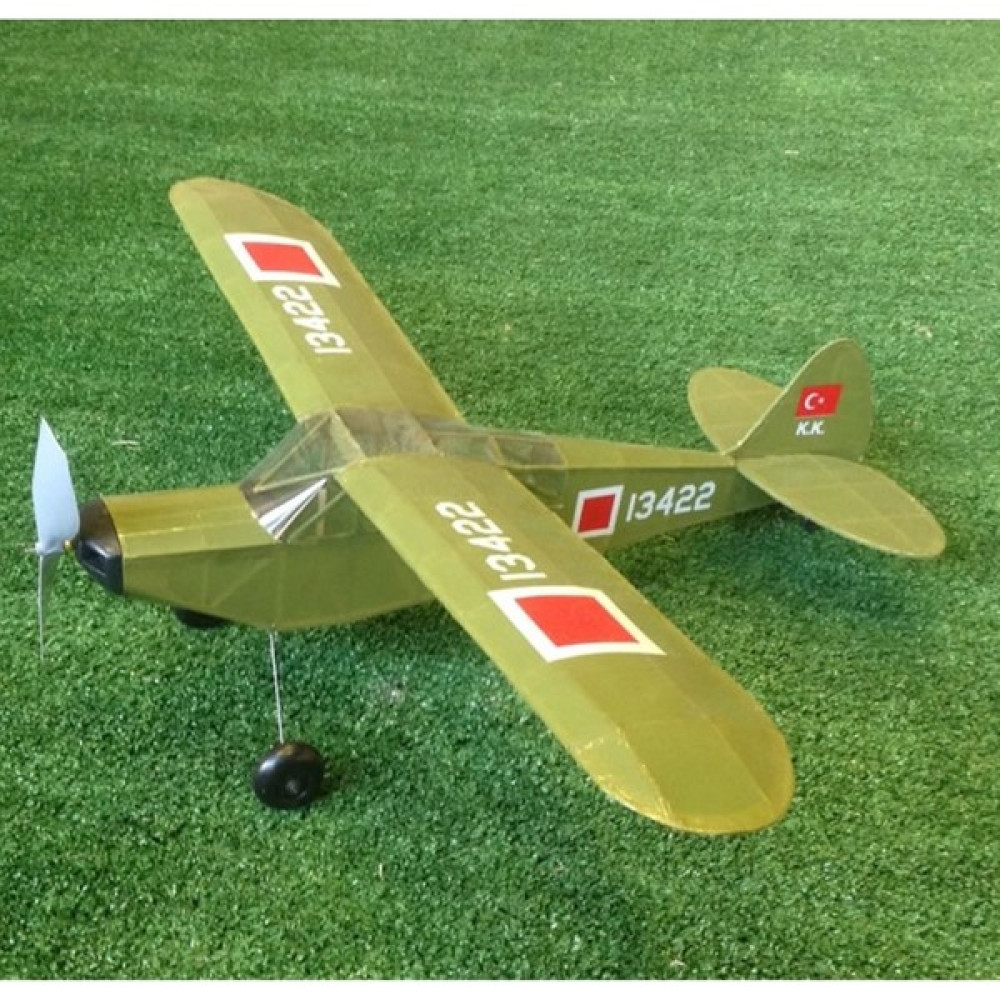 Pm Model Piper L21 B Lastik Motorlu Uçak Topçu Keşif Uçağı - Gri Maket Fiyatı