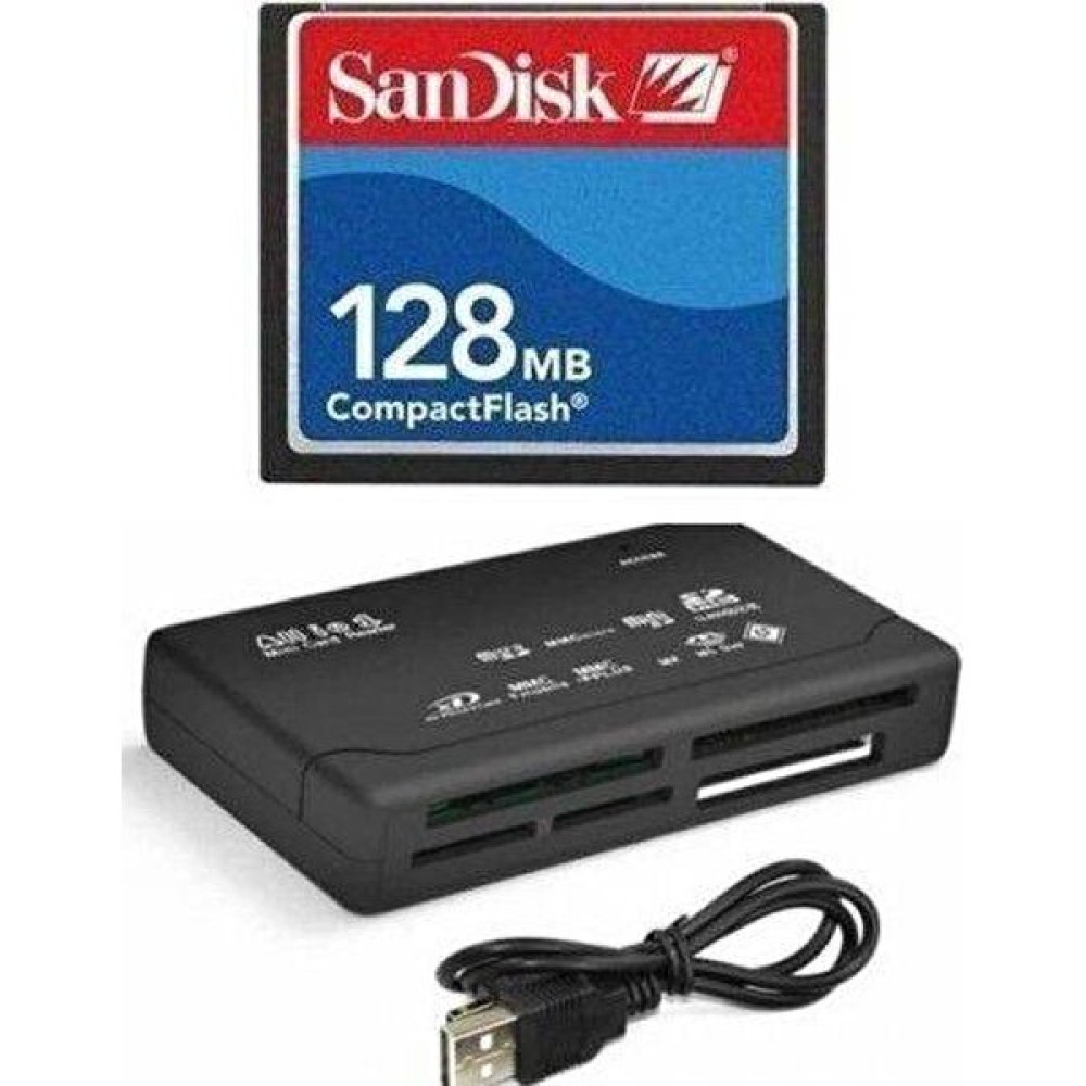 Pmr 128 MB Sandisk Compact Flash Hafıza Kartı - USB 2.0 Cf Kart Okuyucu Hafıza Kartları Fiyatı
