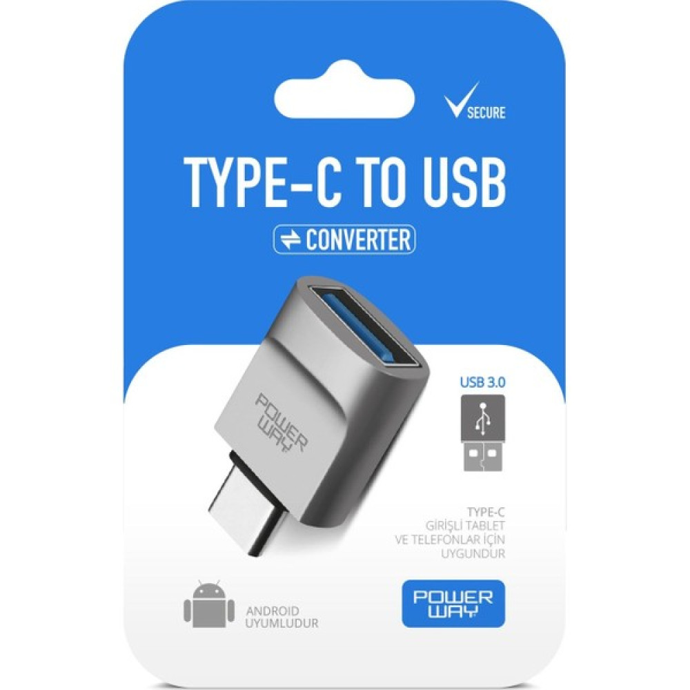 Pmr Type-C To USB 3.0 Veri Aktarımı Otg Çevirici Adaptör Bilgisayar Çevirici ve Adaptörü Fiyatı