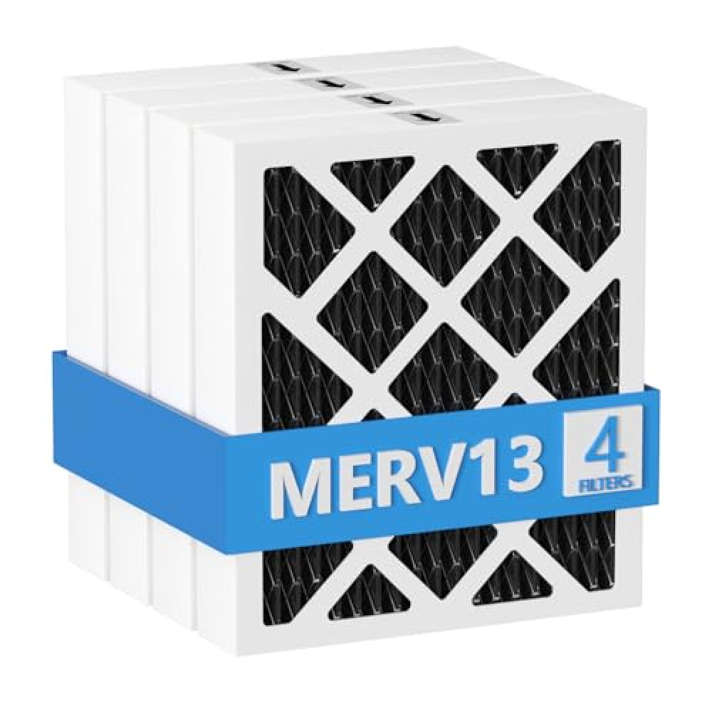 PN07126 MERV 13 Dehumidifier Carbon Filter Replacement Compatible with Sanidry Sedona Dehumidifier PN07126 Replacement Filter, 4 Pack Black