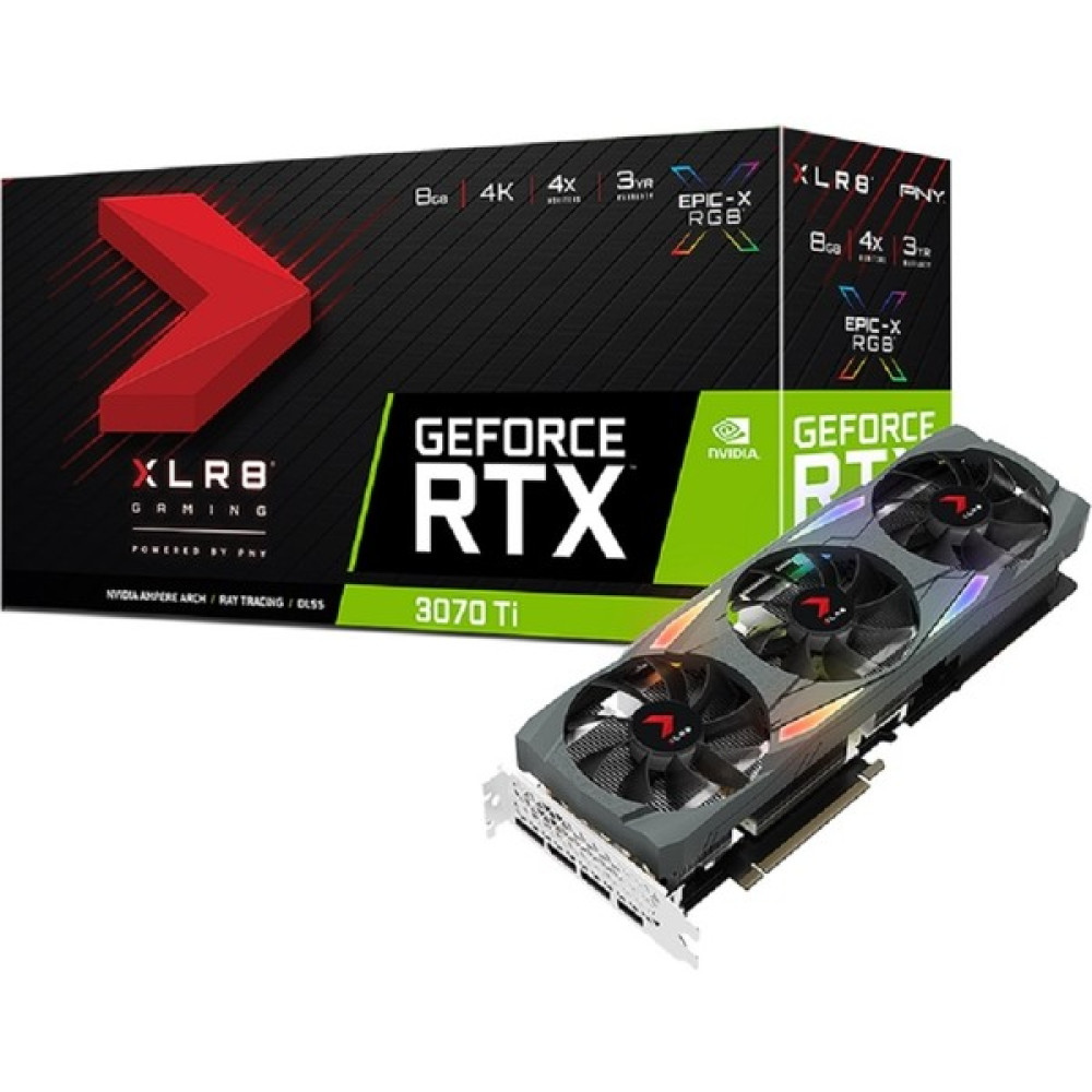 Pny Geforce RTX 3070 Ti 8GB Xlr8 Gaming Uprısıng Epıc-X RGB Triple Fan Ekran Kartı VCG3070T8TFXMPB Ekran Kartları Fiyatı