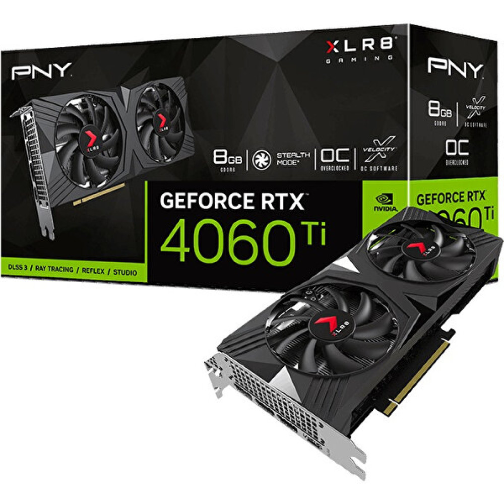 Pny RTX4060TI Verto Overclocked 8gb Gddr6 128BIT VCG4060T8DFXPB1-O Gaming (Oyuncu) Ekran Kartı Bilgisayar Yedek Parça Fiyatı