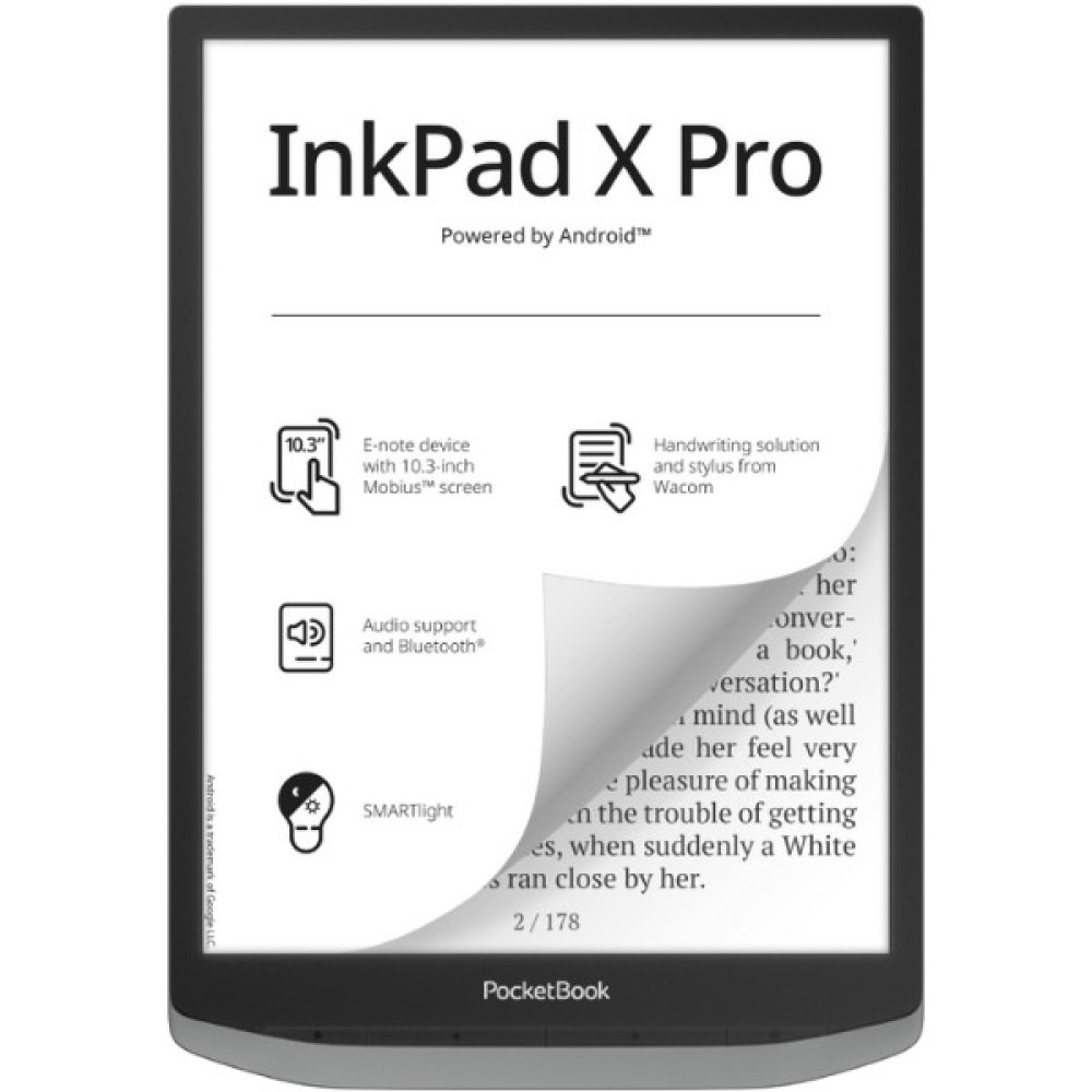 PocketBook Inkpad x Pro 10.3" E-Kitap Okuyucu ve E-Note - Gri Kitaplar Fiyatı