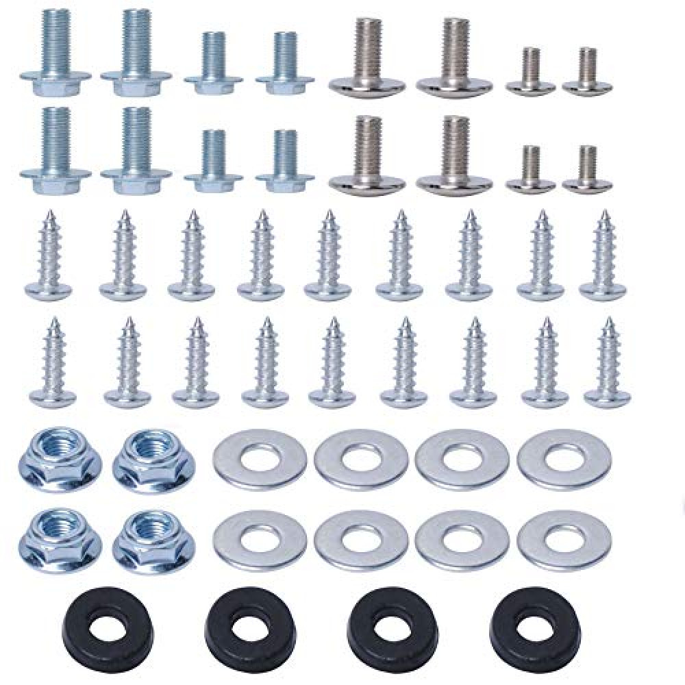 Podoy CRF50 Plastic Fairing Tank Mount Bolt Kit for compatible with XR50 CRF50 SDG SSR Pit Dirt Bike Motorcycle 50cc 90cc 110cc 125cc 140cc 150cc 160cc Plastic Panel Screw Set (50pc)