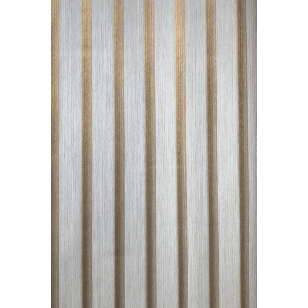 Point 15922 Beyaz Gold Ahşap Lambiri Panel Duvar Çıtası Desen Duvar Kağıdı 5,33 M² - Gri - 53 x 1000 cm Duvar Kağıdı Fiyatı