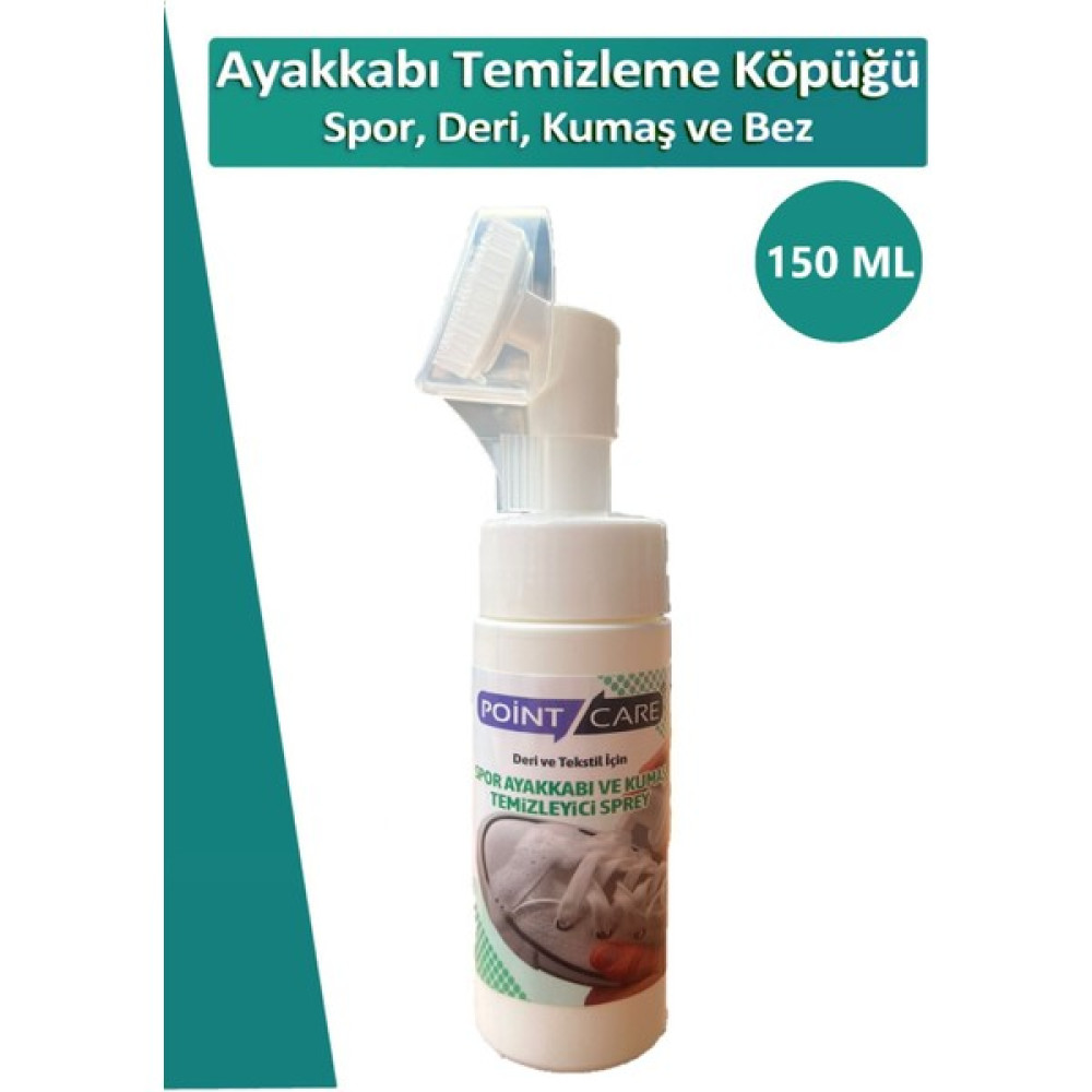 Point Care Spor Ayakkabı Deri ve Kumaş Temizleme Köpüğü 150 ml Kadın Ayakkabıları Fiyatı