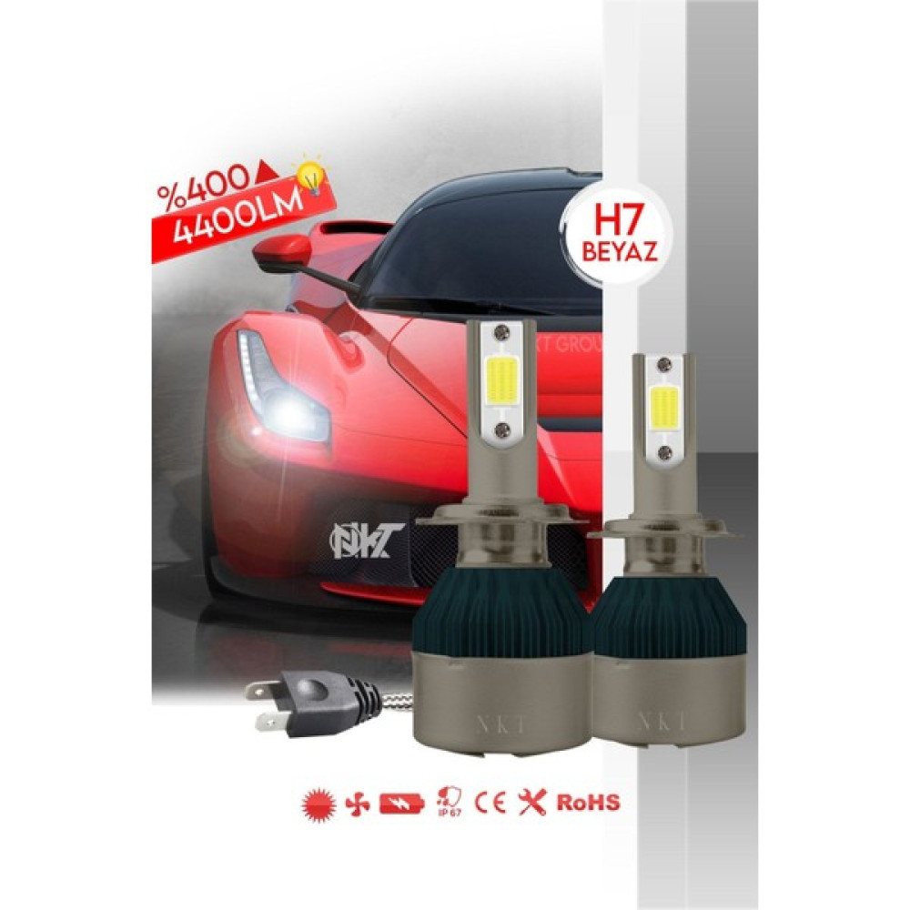 Point Marketing Toyota Corolla 2002-2006 Kısa Far Nkt LED Şimşek Etkili Beyaz H7 Oto Boyaları Fiyatı