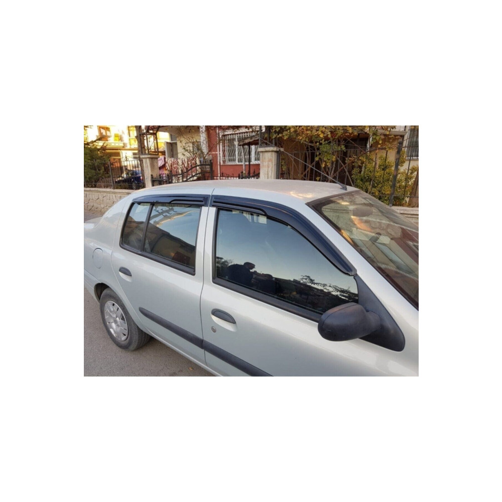 Point Renault Clio 2 Symbol Mügen Cam Rüzgarlığı Sedan 1999-2008 Arası 4 Lü Set Oto Rüzgarlıkları Fiyatı