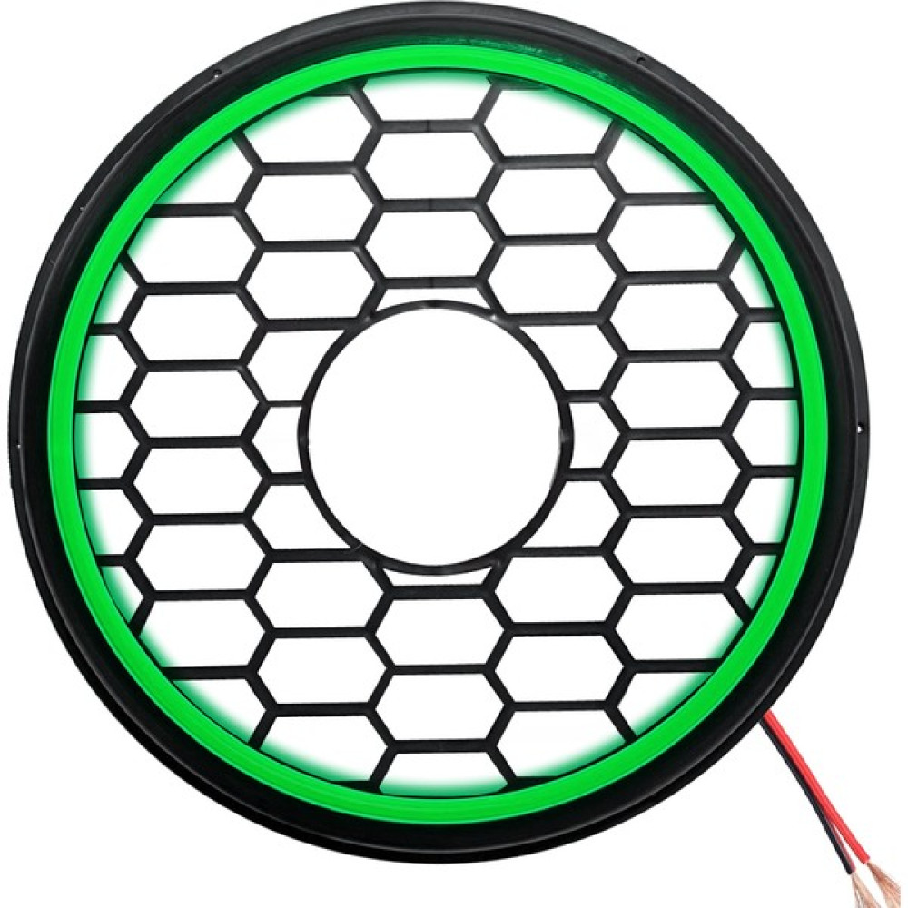 Poke Ledli 30CM Bass Kapak 12V Poke PK-5603, Yeşil Oto Hoparlörleri & SubWoofer Fiyatı
