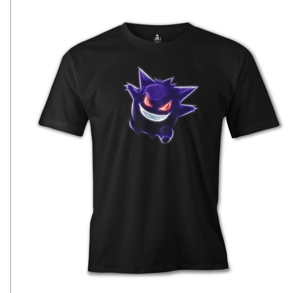 Pokemon Go - Gengar Siyah Erkek Tshirt Erkek T-shirt Fiyatı