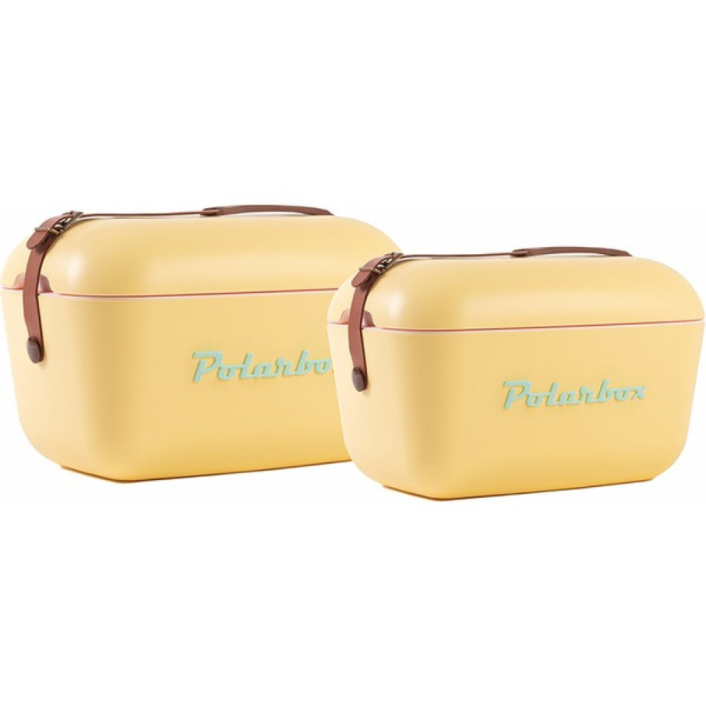 Polarbox Classic Deri Kayışlı Soğuk ve Sıcak Termos Çanta 20 L Sarı & Su Yeşili Kamp Mutfağı Fiyatı