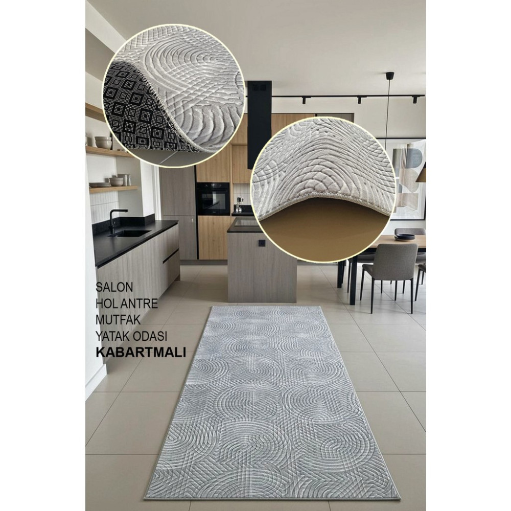Polaris Halı Kaymaz Taban, Kesme Yolluk Halı, Kabartmalı, Salon, Mutfak, Antre, Koridor,yatak Odası Halısı, 7054 - Gri - Açık Gri - 100 x 50 cm SSD / Solid State Drive Fiyatı