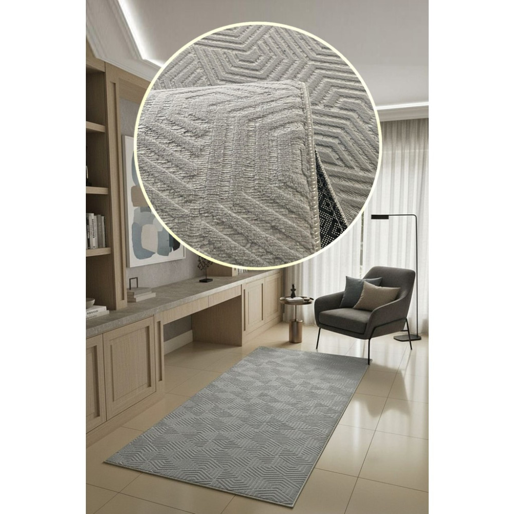 Polaris Halı Kaymaz Taban, Kesme Yolluk Halı, Kabartmalı, Salon, Mutfak, Antre, Koridor,yatak Odası Halısı, Gri - 100 x 120 cm SSD / Solid State Drive Fiyatı