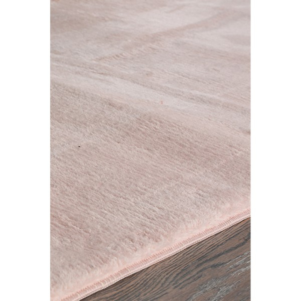 Polaris Halı Peluş Post Kaymaz Taban Yolluk Halı Pudra - 200 x 420 cm Yolluk Fiyatı