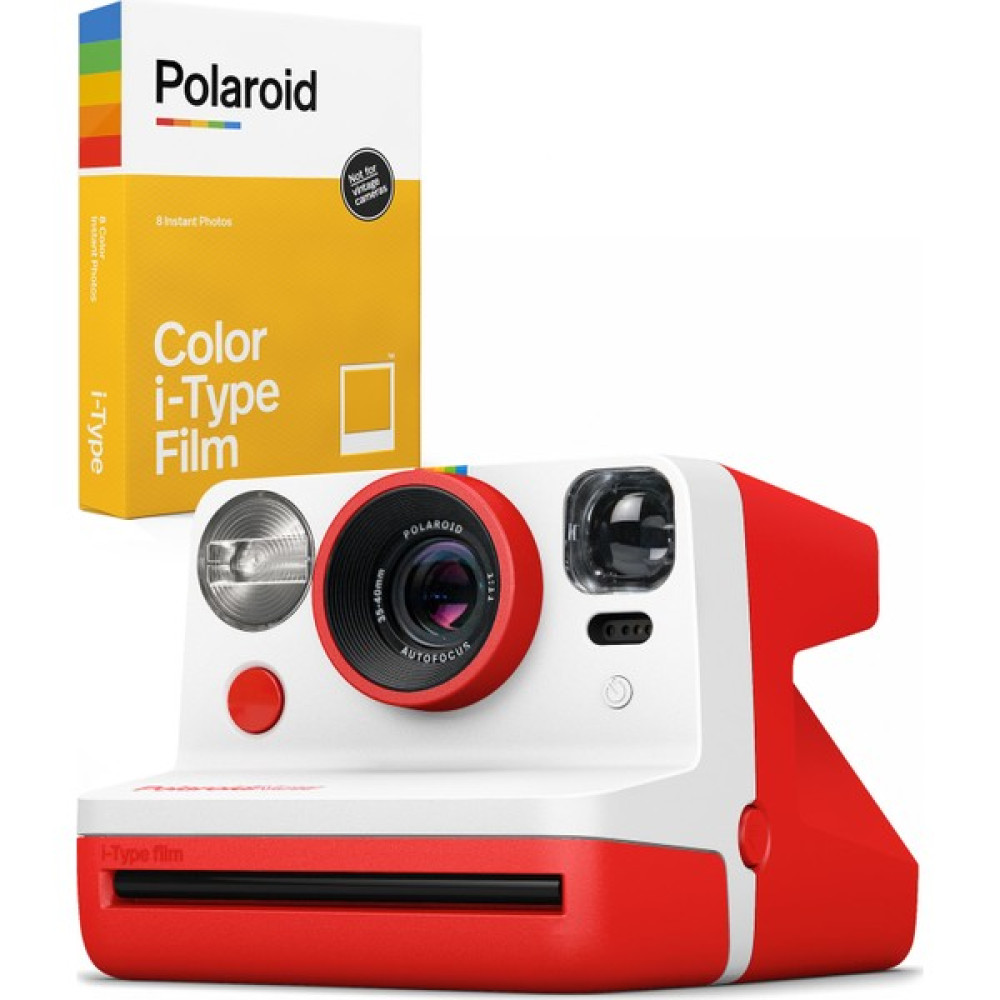 Polaroid Now Kırmızı Instant Fotoğraf Makinesi ve 8'li Film Seti Fotoğraf & Kamera Fiyatı