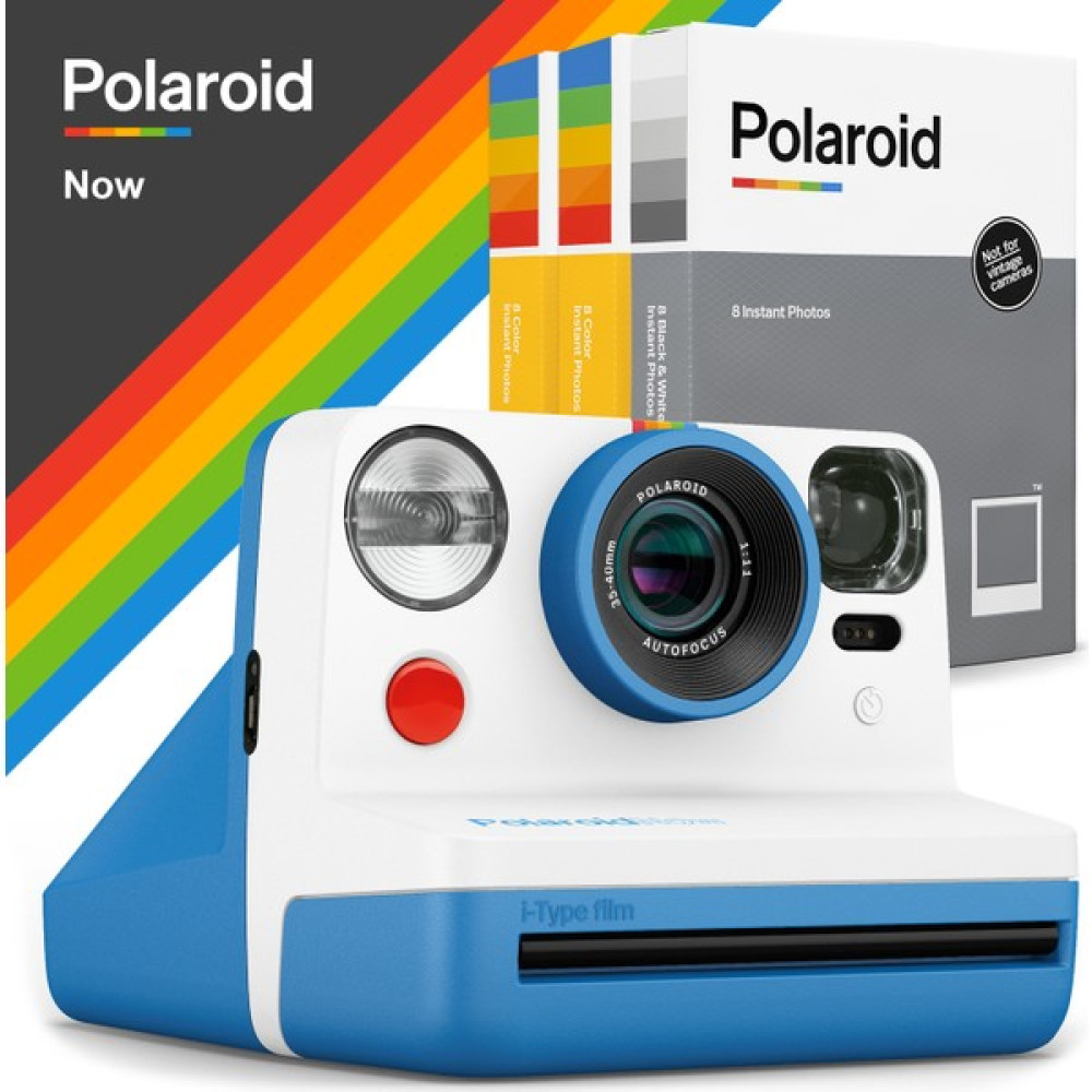 Polaroid Now Mavi Instant Fotoğraf Makinesi ve 24LU Film Hediye Seti Fotoğraf & Kamera Fiyatı