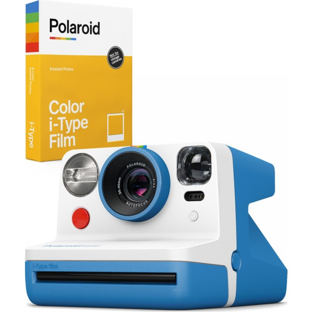 Polaroid Now Mavi Instant Fotoğraf Makinesi ve 8'li Film Seti Fotoğraf & Kamera Fiyatı