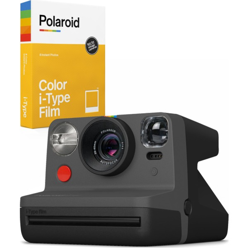 Polaroid Now Siyah Instant Fotoğraf Makinesi ve 8'li Film Seti Fotoğraf & Kamera Fiyatı