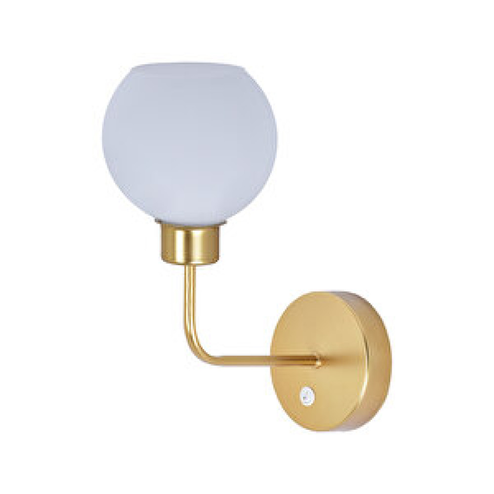 Polat Aydınlatma Dubhe Lüx Beyaz Camlı Apli̇k Switch Anahtarlı Gold Aplikler Fiyatı