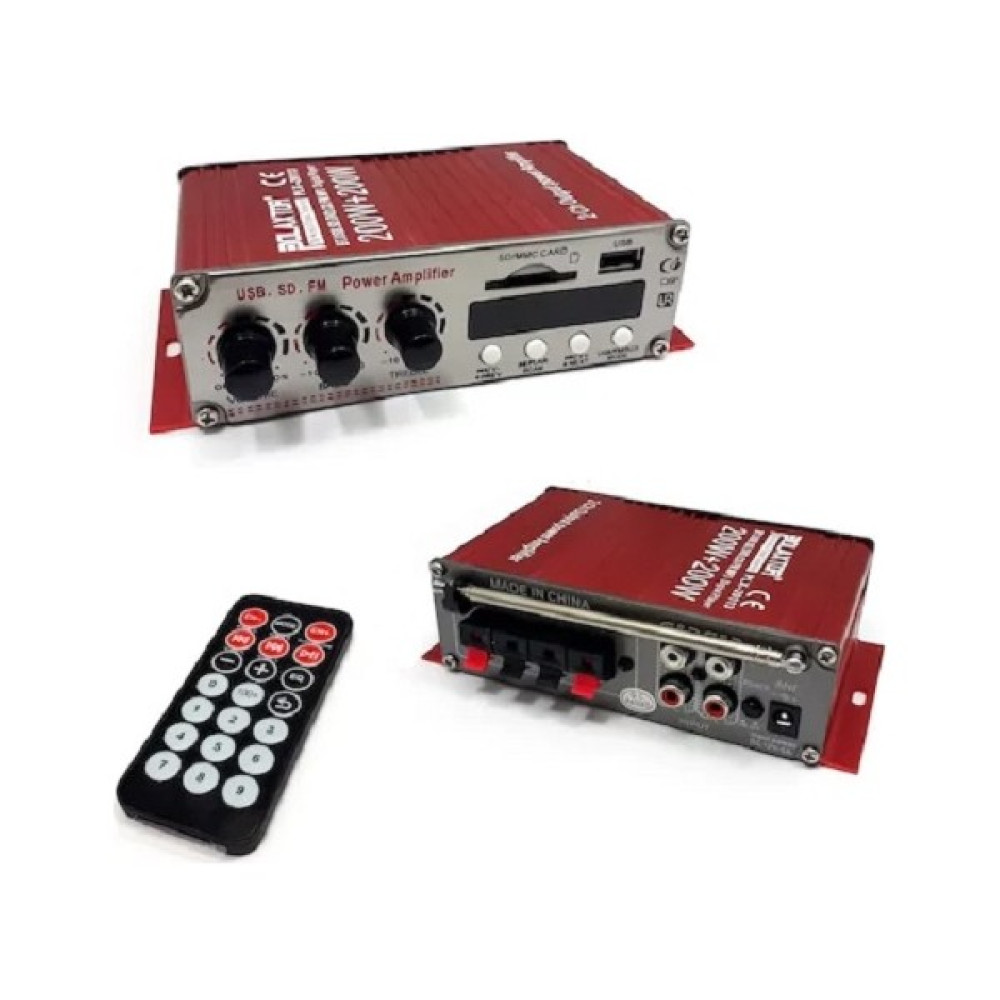 Polaxtor Anfi Mini 12V 400W Bluetooth Fm/usb/sd Oto Hoparlörleri & SubWoofer Fiyatı