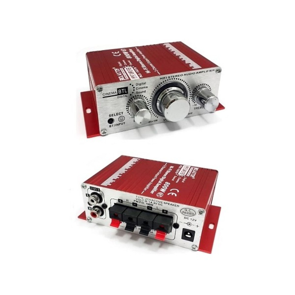 Polaxtor Oto Anfi Bluetooth Aux Girişli 12V 80 Watt Oto Hoparlörleri & SubWoofer Fiyatı